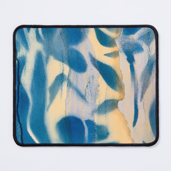 Item preview, Sunlit Blue Airbrushed Blooms designed and sold by VariARTyPrints.