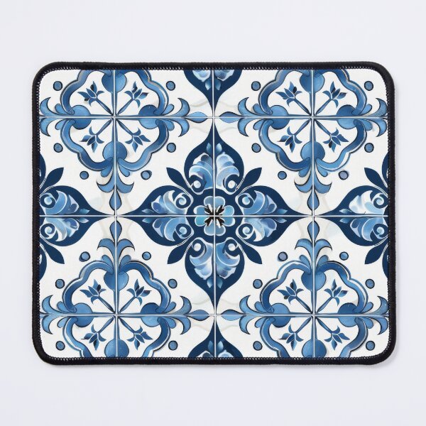 Item preview, Blue Azulejo Portuguese Tile Design designed and sold by ImagineCorner.