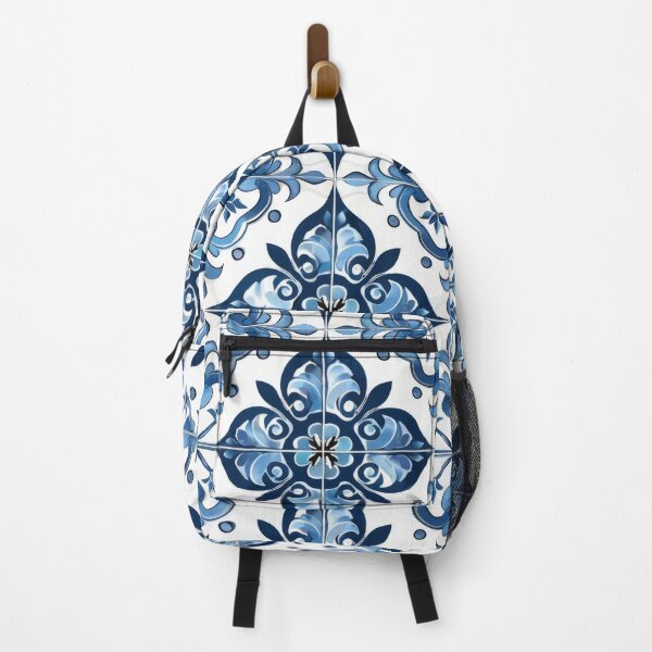 Item preview, Blue Azulejo Portuguese Tile Design designed and sold by ImagineCorner.