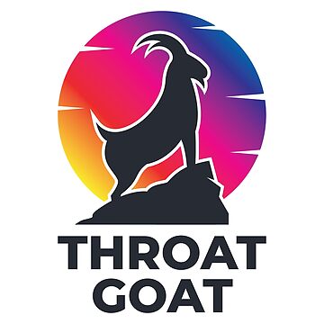 "Throat Goat" Sticker for Sale by lazarusheart | Redbubble