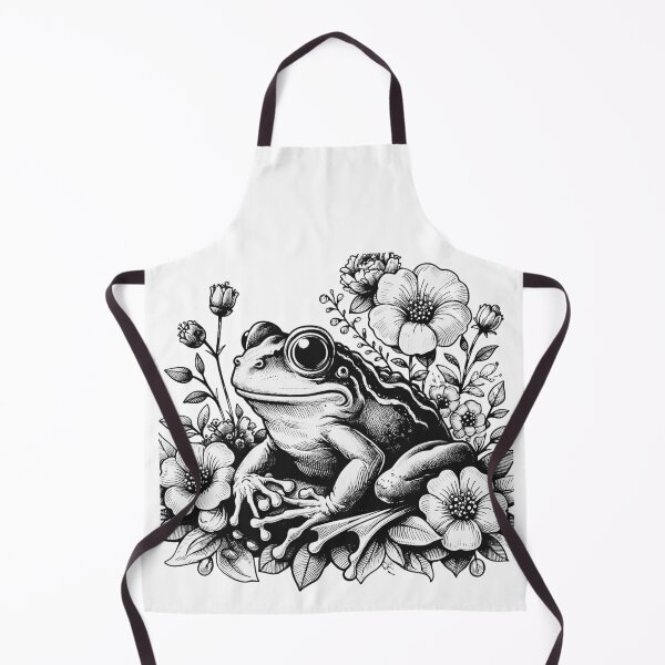 Item preview, Froggy Florals. designed and sold by Blink Art Studio.