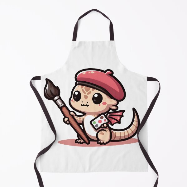 Item preview, Kawaii Tiny Basilisk With A Beret designed and sold by CanvasCutie.