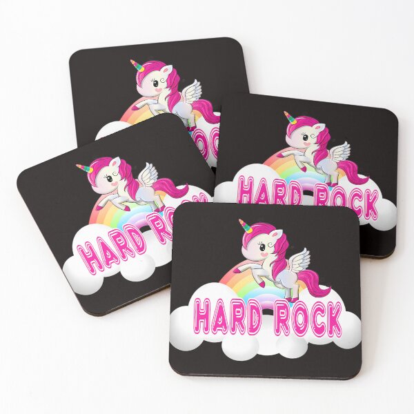 Artikelvorschau, Hardrock-Einhorn-Design entworfen und verkauft von Coralash.