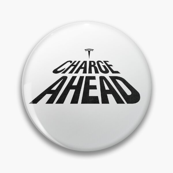 Item preview, Charge Ahead Motivational Quote with Tesla Silhouette - Inspirational Innovation Graphic designed and sold by RuyaFab.