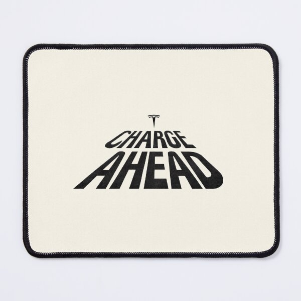 Item preview, Charge Ahead Motivational Quote with Tesla Silhouette - Inspirational Innovation Graphic designed and sold by RuyaFab.