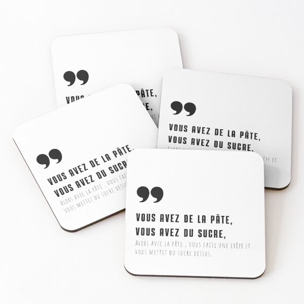 Item preview, Copie de Copie de Copy of Copy of Copy of funny French film quote designed and sold by s-flo-art.