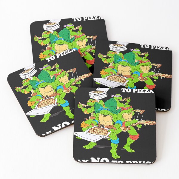 Item preview,  Retro Love Ninja Turtles Cartoon Say Yes To Pizza Say No To Drugs designed and sold by CierPolk.