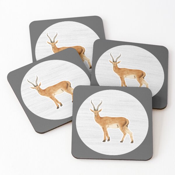 Item preview, Gazelle Watercolor Drawing designed and sold by LivingColorful.