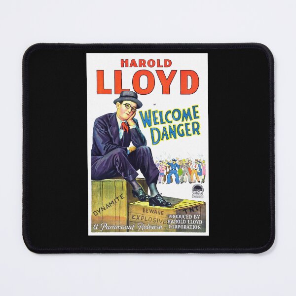Item preview, Welcome Danger starring Harold Lloyd designed and sold by wisehugo.