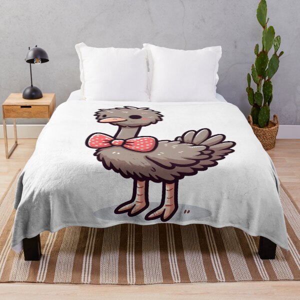 Item preview, Kawaii Ostrich With Bow Tie designed and sold by CanvasCutie.