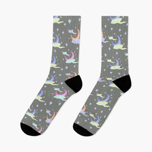 Item preview, Crescent moon print designed and sold by pinkyfish1010.