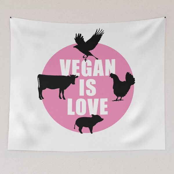 Item preview, Vegan is Love designed and sold by Nanika-akimoto.