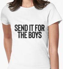 Send It For The Boys - Gift For Hipster Teens Women's Fitted T-Shirt
