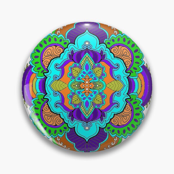 Item preview, Vibrant Cosmic Portal: Psychedelic Mandala Art designed and sold by Vibrantvalley.