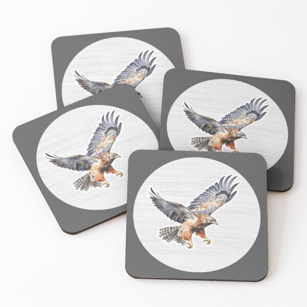 Item preview, Watercolor Drawing of a Hawk designed and sold by LivingColorful.