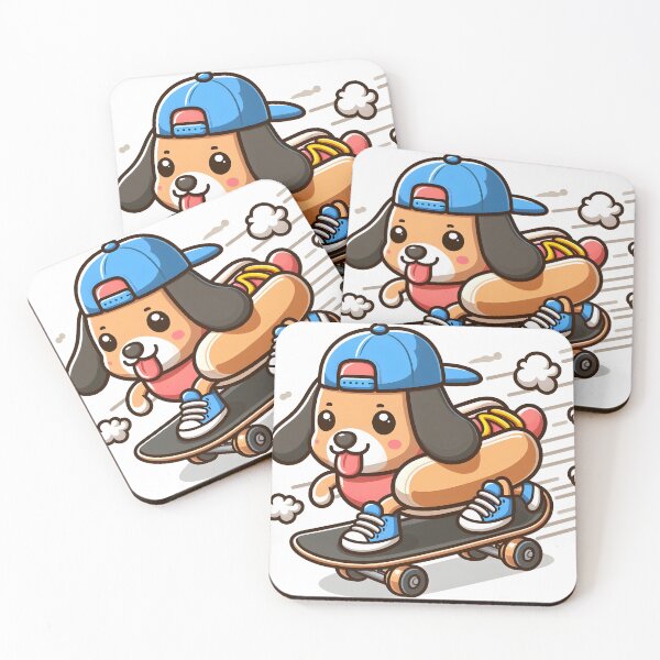 Item preview, Kawaii Hot Dog With Sneakers designed and sold by CanvasCutie.