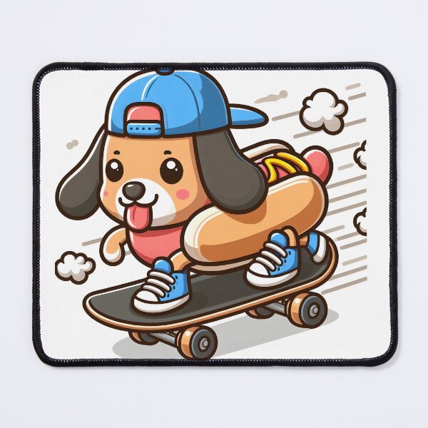 Item preview, Kawaii Hot Dog With Sneakers designed and sold by CanvasCutie.