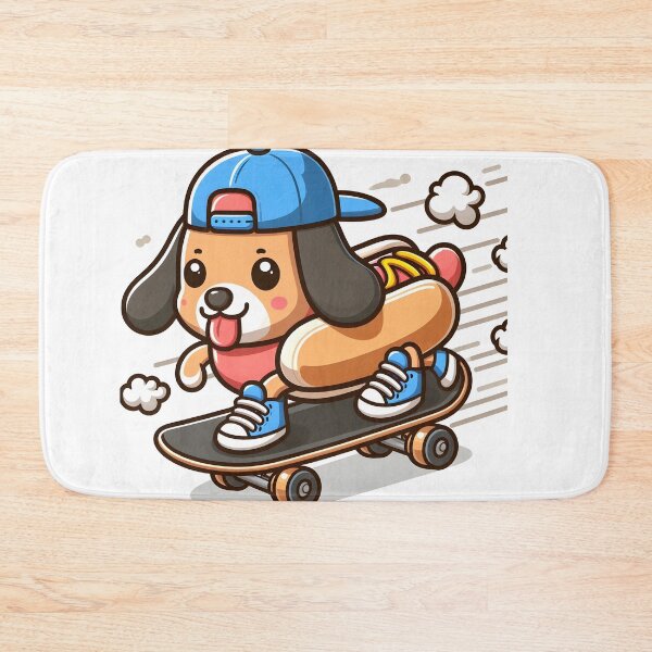Item preview, Kawaii Hot Dog With Sneakers designed and sold by CanvasCutie.