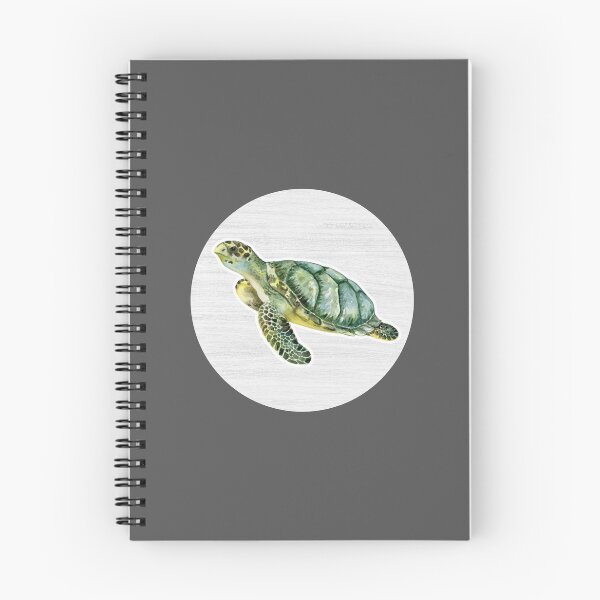 Item preview, Green Turtle Watercolor Drawing designed and sold by LivingColorful.