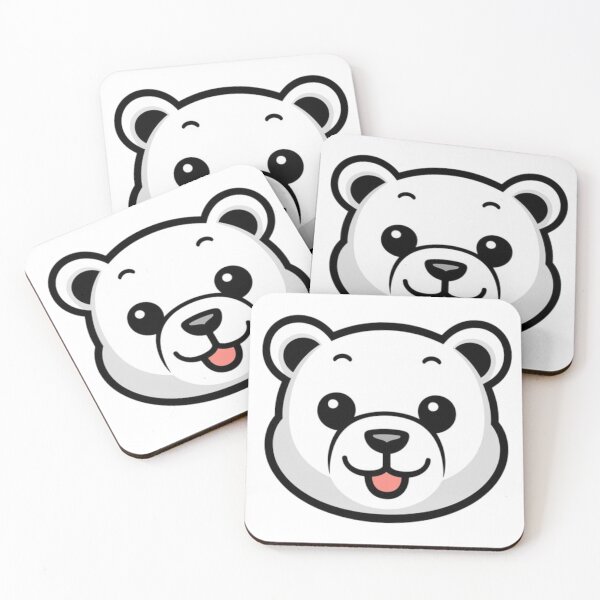 Item preview, Cute emoji polar bear designed and sold by WildernessTints.