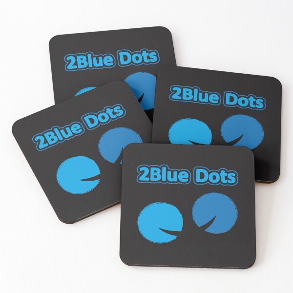 Item preview, Two smiling blue dots designed and sold by 2Blue-Dots.