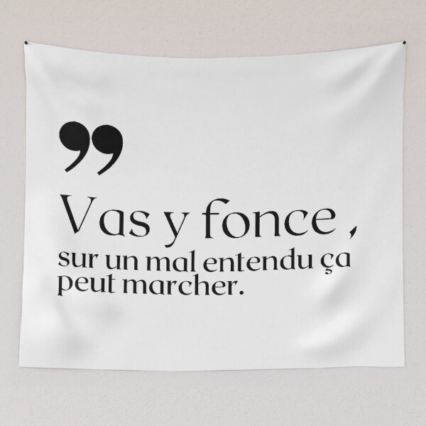 Item preview, cita divertida de la película francesa designed and sold by s-flo-art.