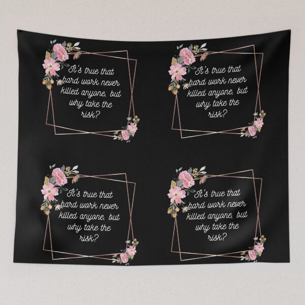 Item preview, It's true that hard work never killed anyone, but why take the risk? designed and sold by UnCoverDesign.