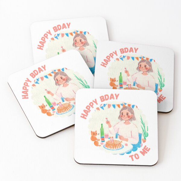 Item preview, Happy Birthday To Me designed and sold by PunnyPawsArt.
