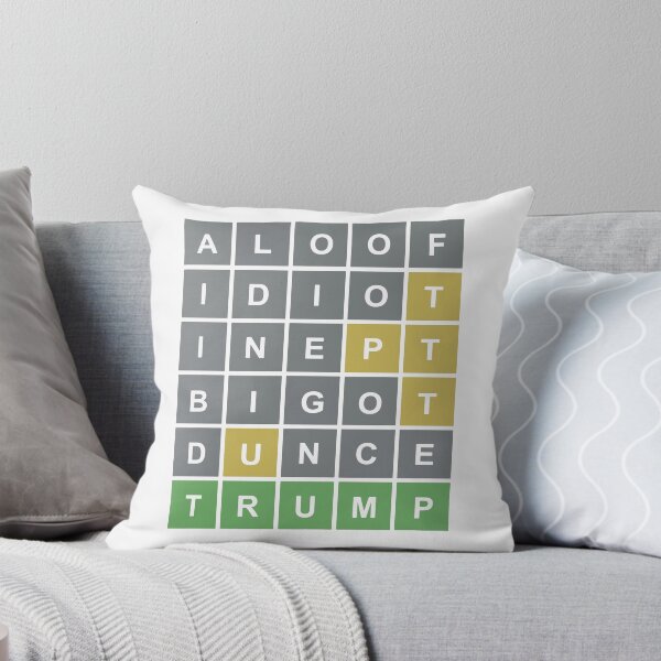 Item preview, Anti Trump - Wordle Style --- Funny Donald Trump Meme designed and sold by BobaTeeStore.