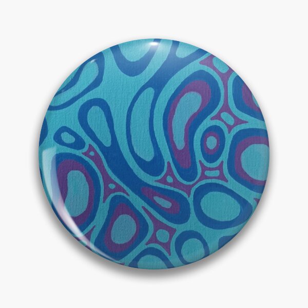 Item preview, abstract blue and purple piece designed and sold by Lilou Boivin.