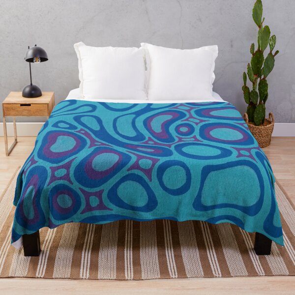 Item preview, abstract blue and purple piece designed and sold by Lilou Boivin.