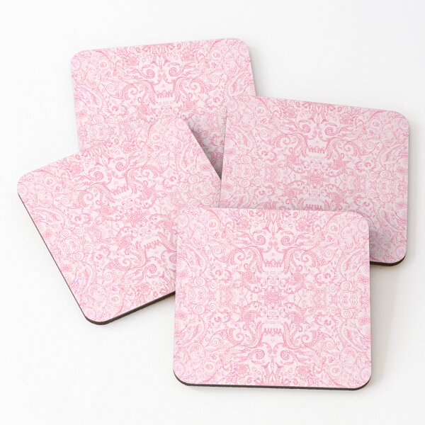 Item preview, Pink Line art of flowers designed and sold by Flowersonstuff.