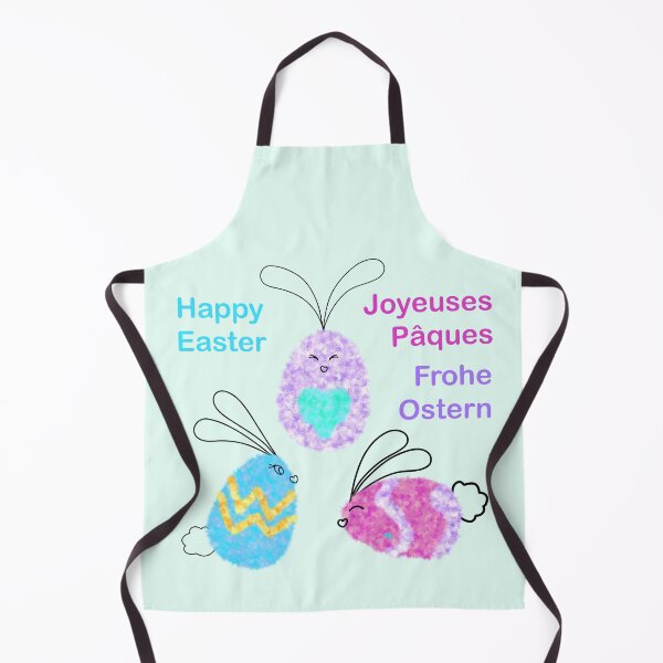 Item preview, Easter Greetings Egg-Bunnies English French German designed and sold by chowlet.