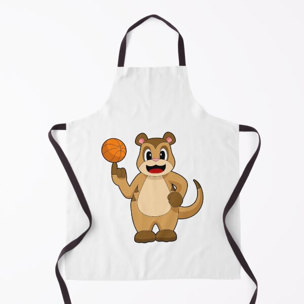 Item preview, Meerkat Basketball player Basketball designed and sold by Snabdesign84.