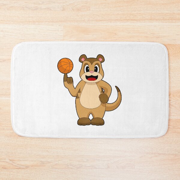 Item preview, Meerkat Basketball player Basketball designed and sold by Snabdesign84.