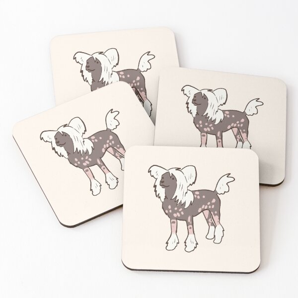 Item preview, arte del perro crestado chino designed and sold by Mayarart.