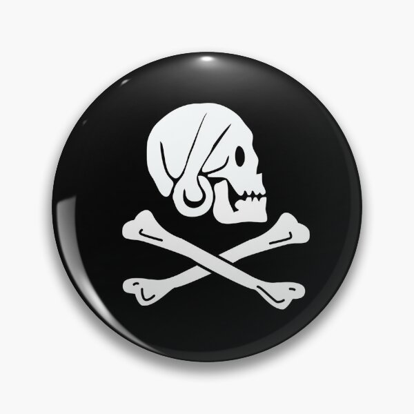 Item preview, Pirate Flag of Henry Evans designed and sold by Ticklenutts.