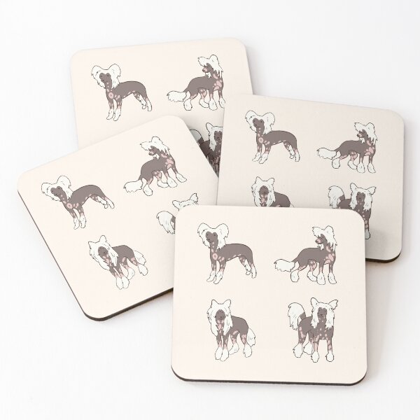 Item preview, manada de perros crestados chinos designed and sold by Mayarart.