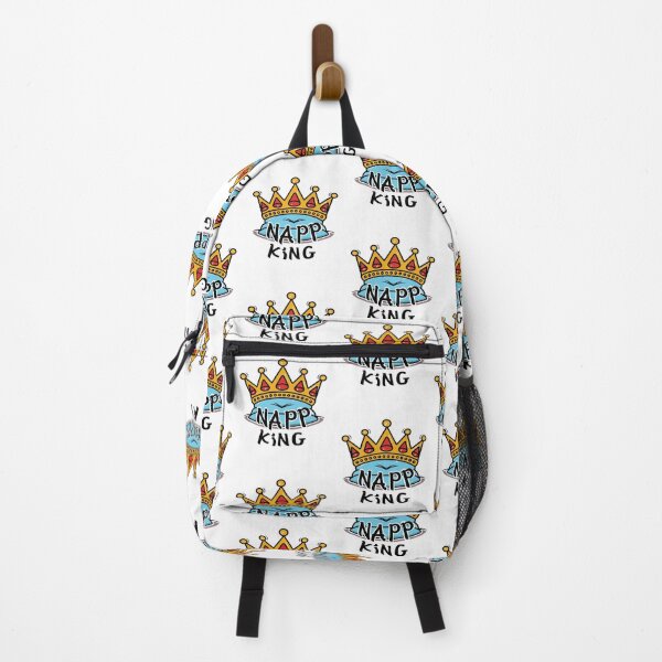 Item preview, Nap King: Crowned Relaxation - Vibrant Typography Illustration designed and sold by HahaHandlesHub.