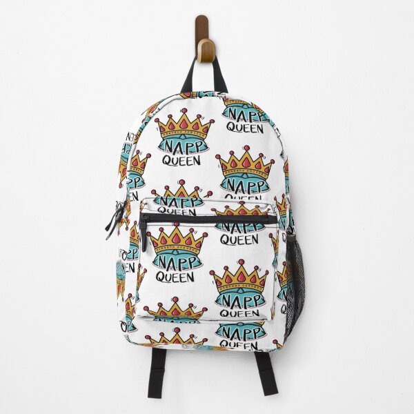 Item preview, Nap Queen: Crowned Relaxation - Vibrant Typography Illustration designed and sold by HahaHandlesHub.