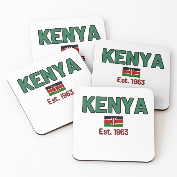 Item preview, Kenya Established 1963 with flag designed and sold by Firikokoz.