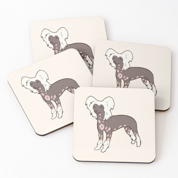 Item preview, Lindo de la ilustración del perro crestado chino designed and sold by Mayarart.