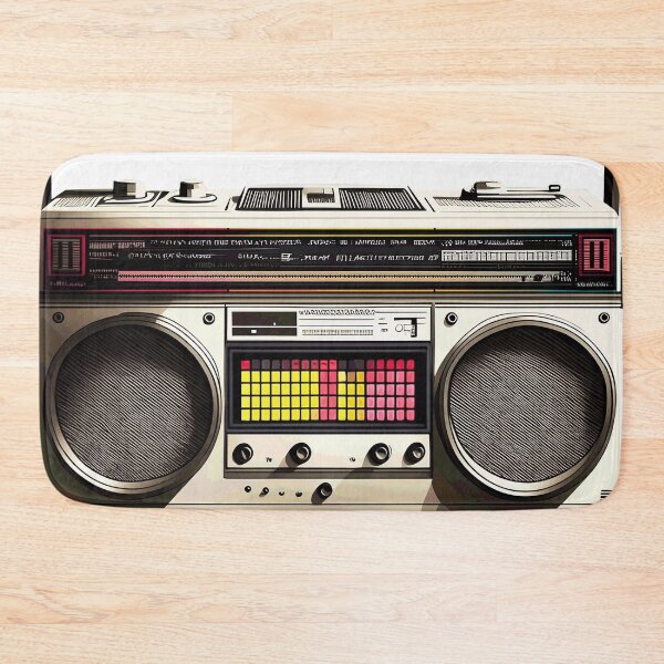 Item preview, 80s Retro Boombox 1 designed and sold by Synthwave Poem.