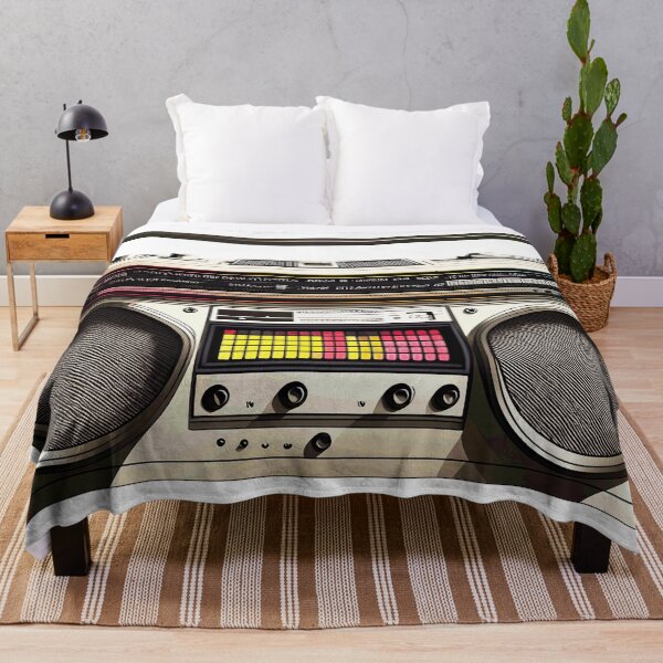 Item preview, 80s Retro Boombox 1 designed and sold by Synthwave Poem.