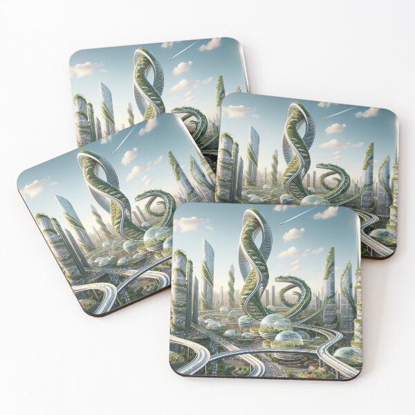 Item preview, Heavenly cities of the future designed and sold by Cerberus-Art.