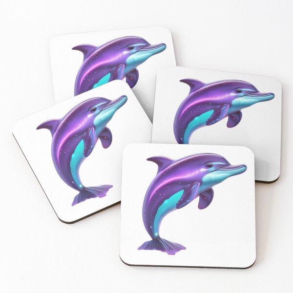 Item preview,  Colourful Cute Dolphin -Awesome Sticker designed and sold by GloriousArtSKD.