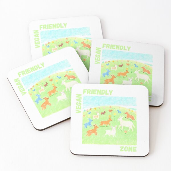 Item preview, Vegan Friendly Zone designed and sold by PunnyPawsArt.