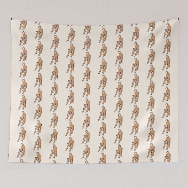 Item preview, boxer dog art designed and sold by Mayarart.