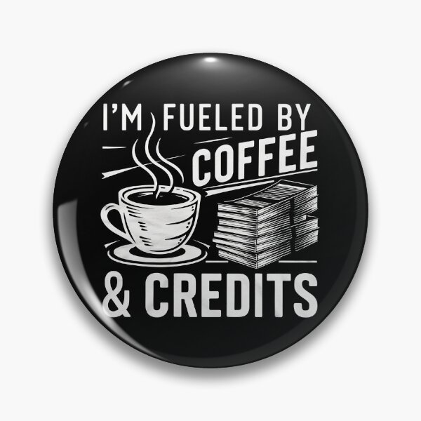 Item preview, Me impulsa el café y los créditos Contabilidad divertida designed and sold by DomTeesHaven.