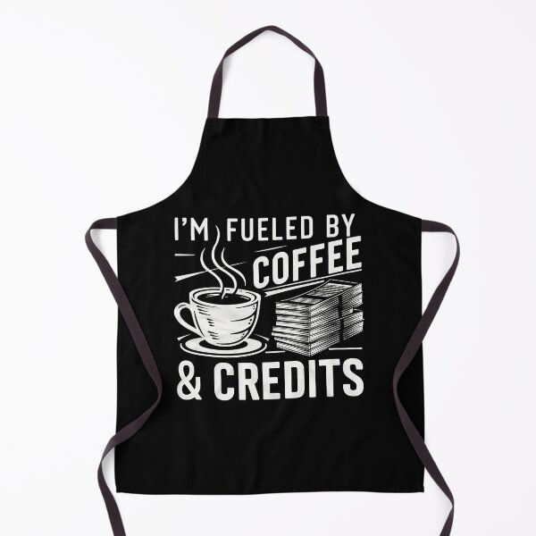 Aperçu de l'œuvre Je suis alimenté par le café et les crédits Comptabilité drôle créée et vendue par DomTeesHaven.